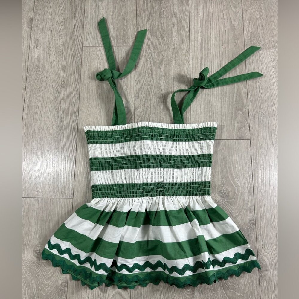 Kate Spade Beach Time Stripe Smocked Top - Picture 4 of 9